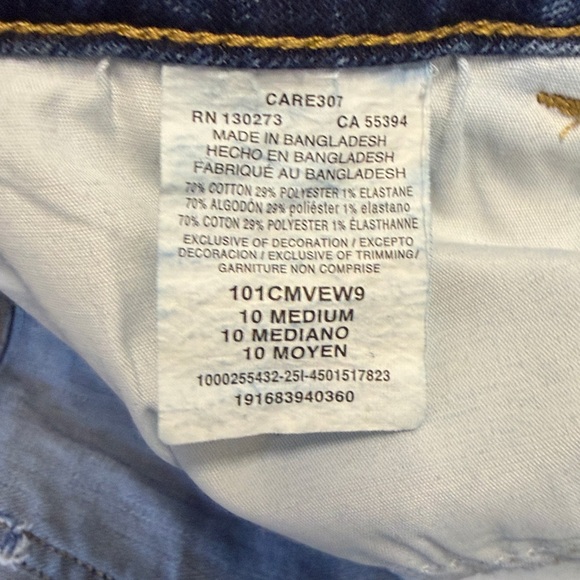 Lee Women's Blue Denim Jeans size 10 medium boot cut 28-1/2” inseam - Picture 3 of 6